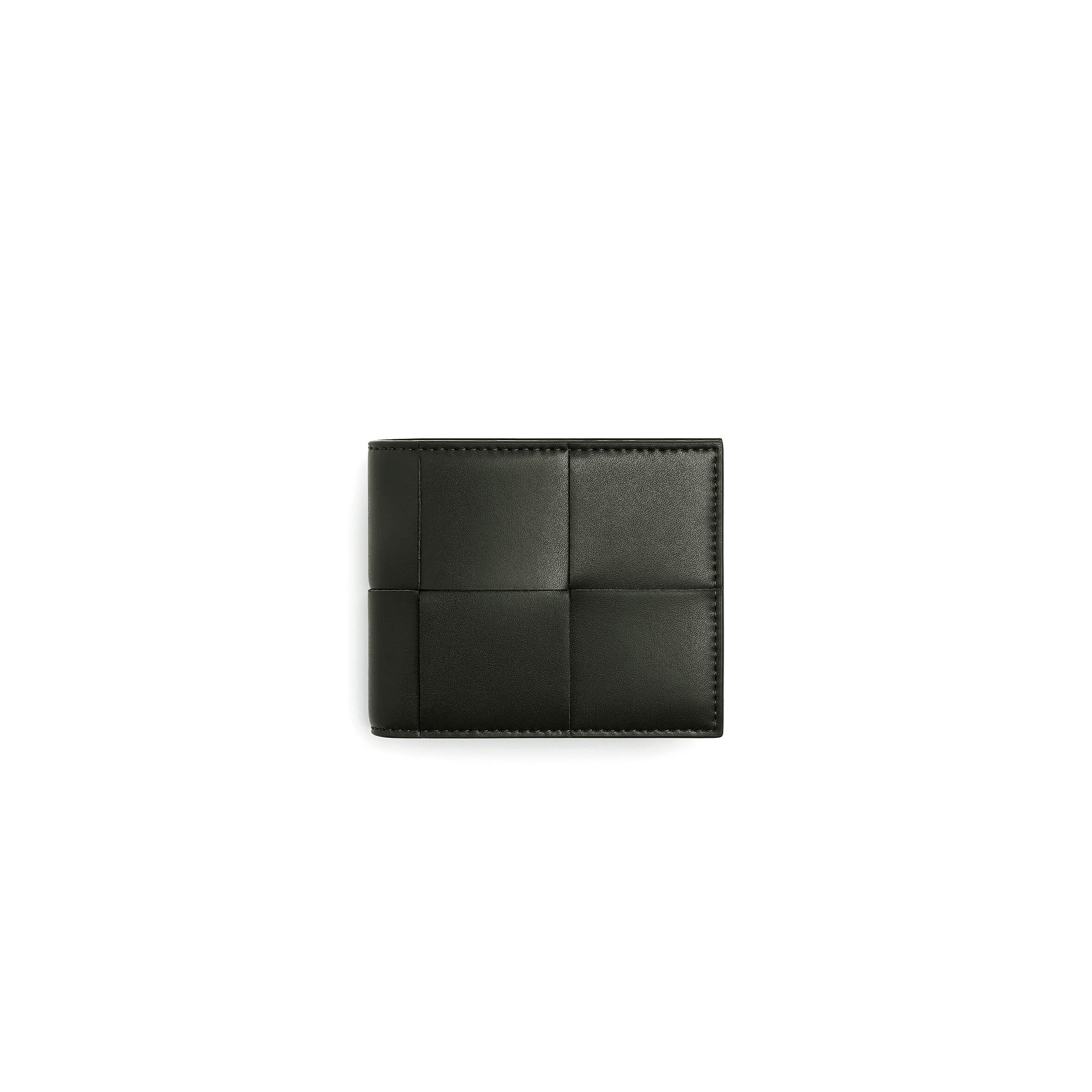 B0tt*ga Ven*ta CASSETTE BI-FOLD WALLET WITH COIN PURSE DARK MOSS 749455VBWD23009 (10*8.5cm)